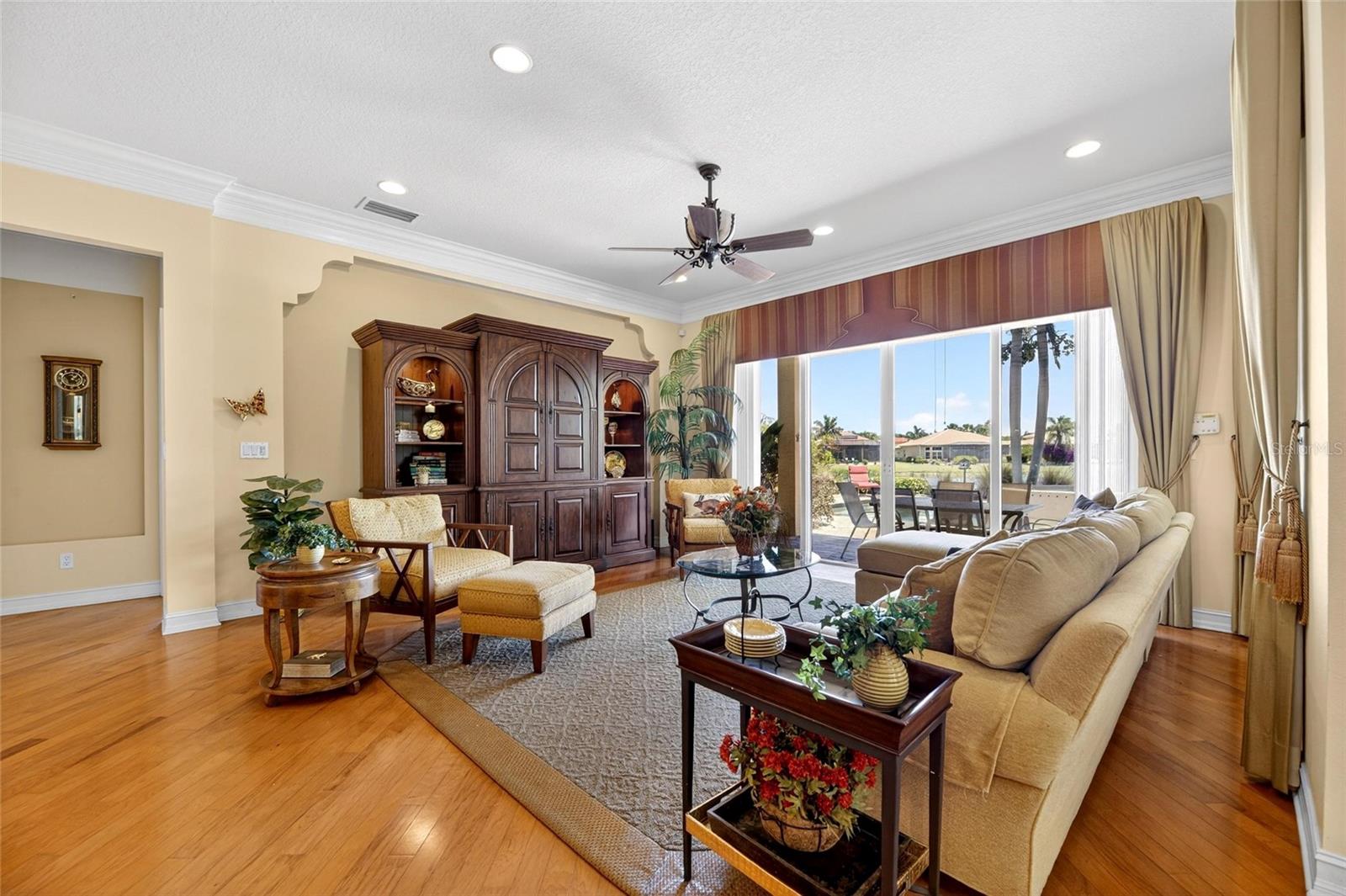 Great Room w/Sliders to Pool