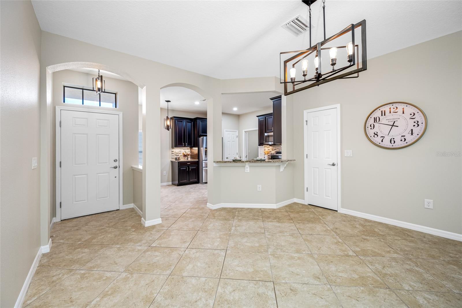 Dining Room has Large Storage Closet!