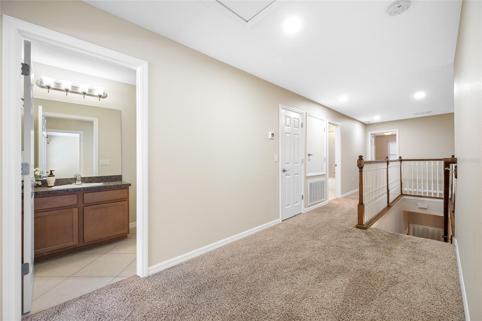 Large Landing at top of stairs on 2nd Floor!