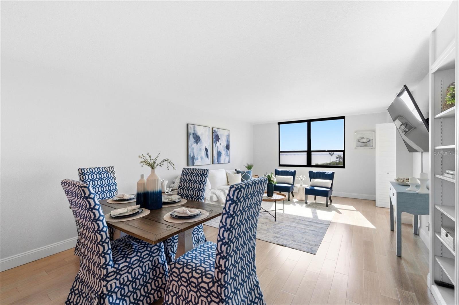 Water view from the dining room!