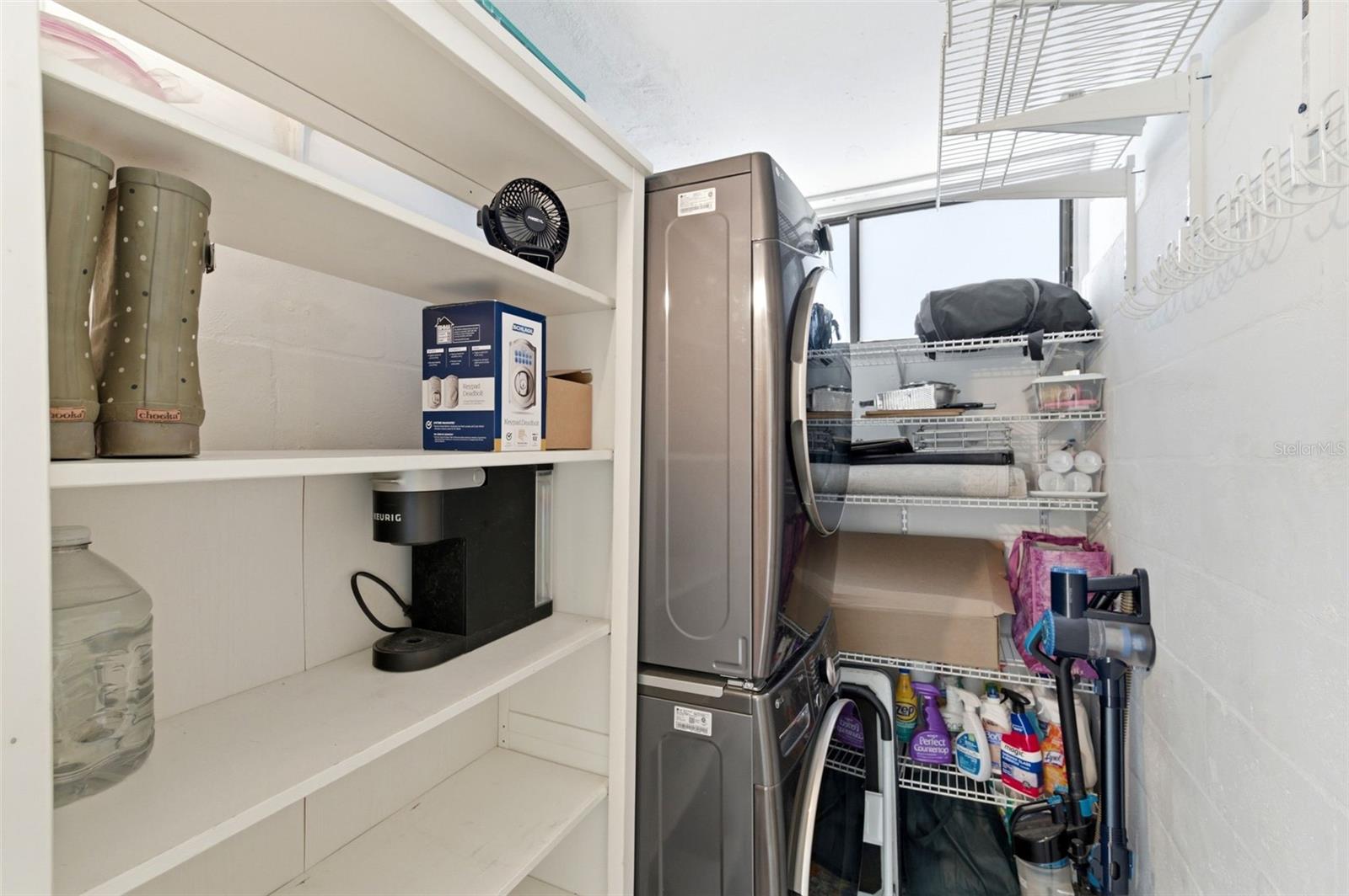 you own private Laundry Room is just outside your front door.