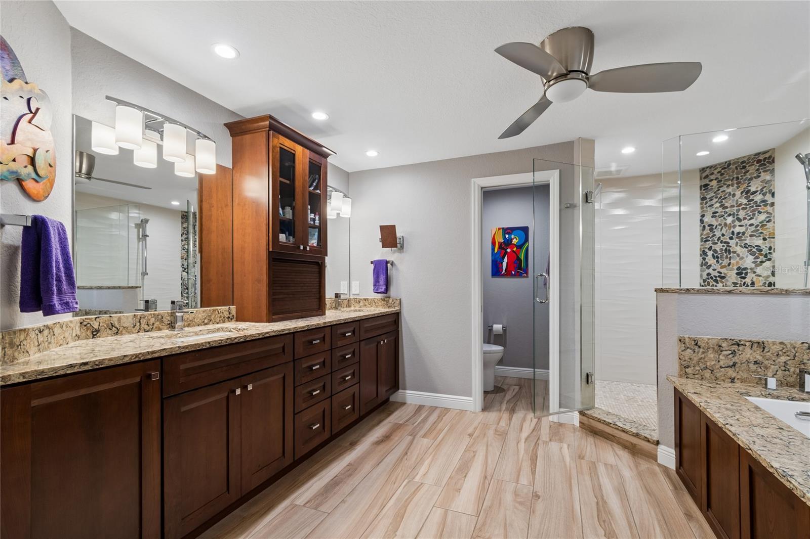 Do all sinks tons of storage dream bathroom