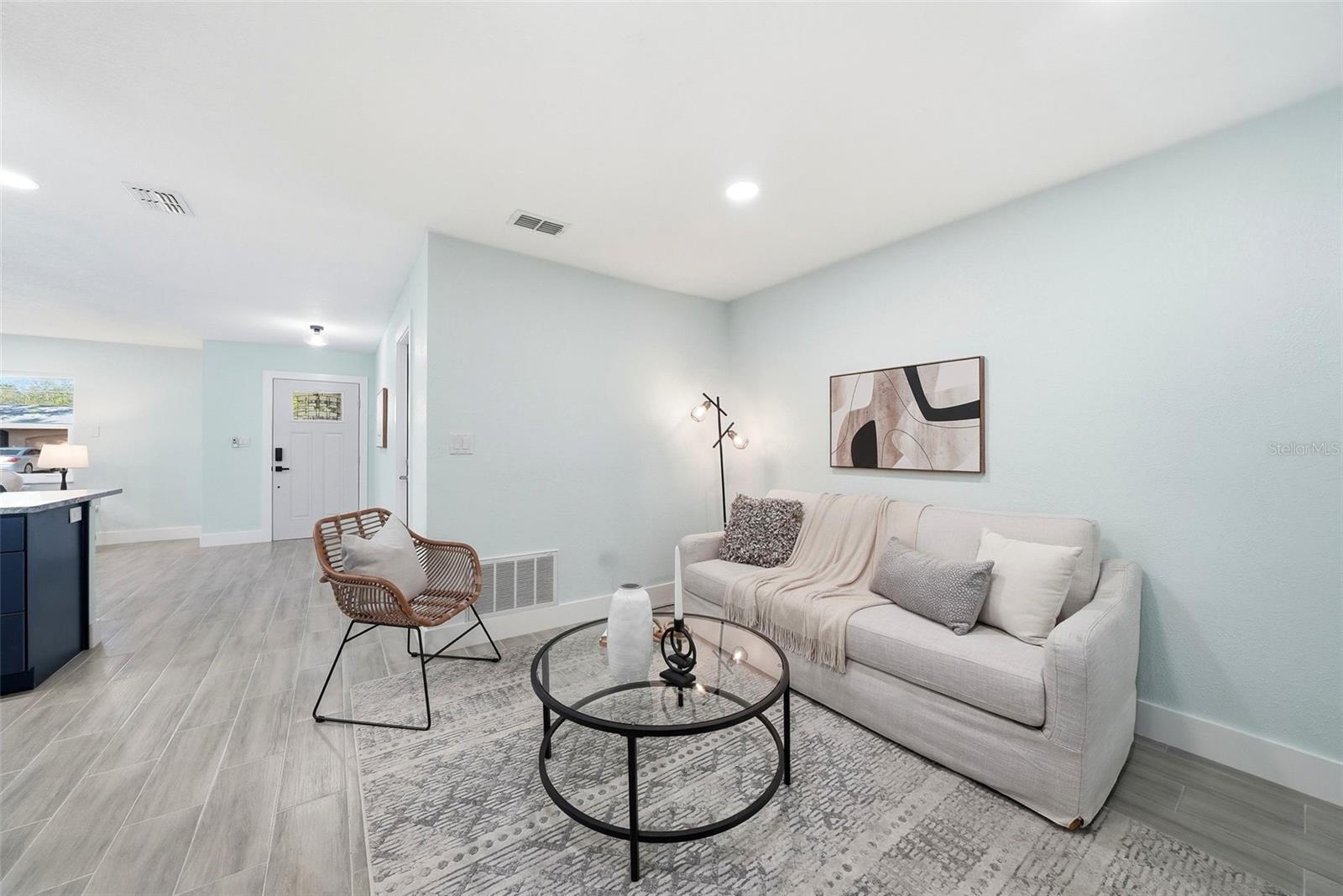 Family room off the kitchen