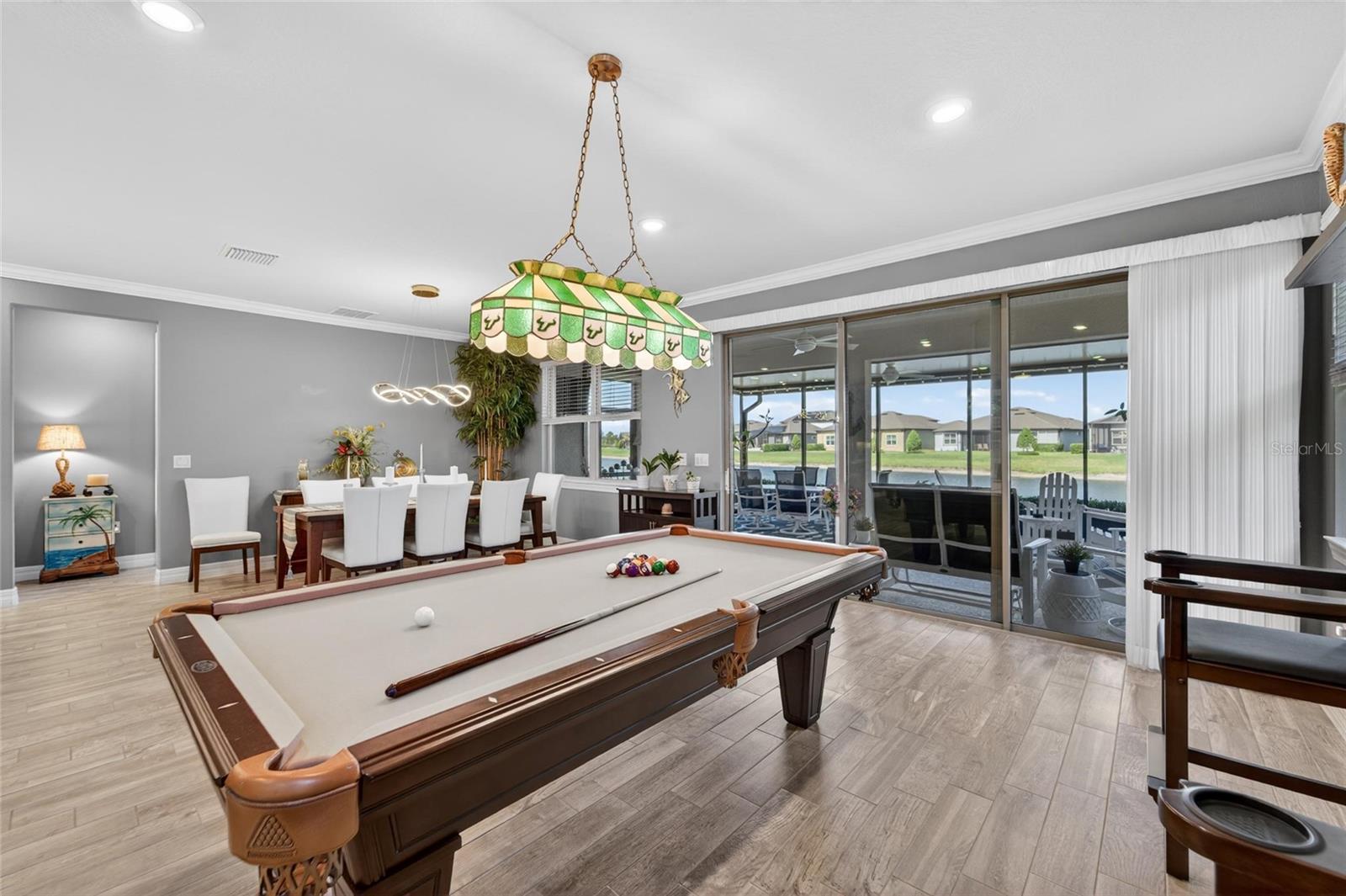 Home has extended living room