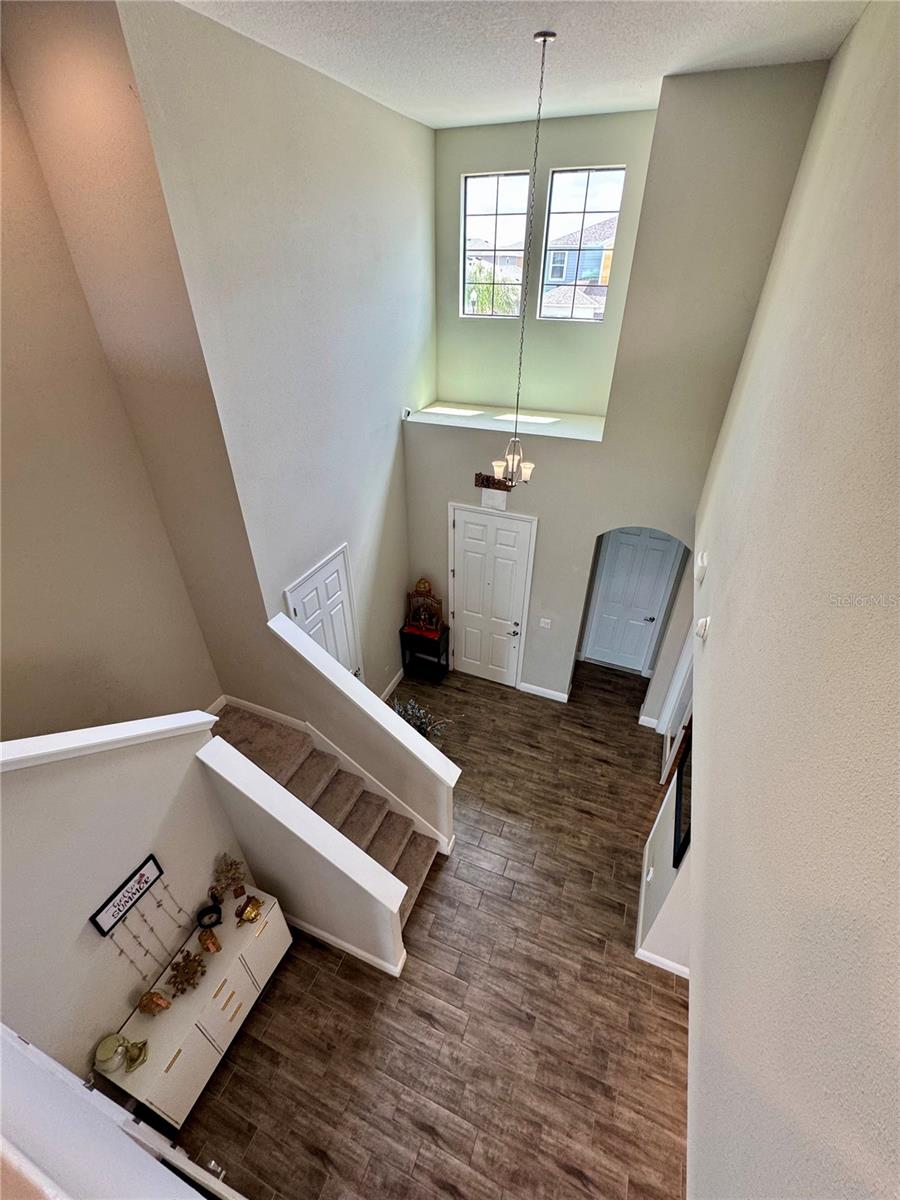 Foyer view from Upstairs