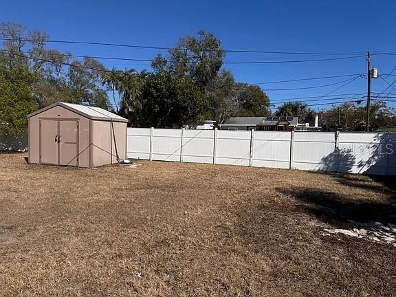 Backyard with Shed