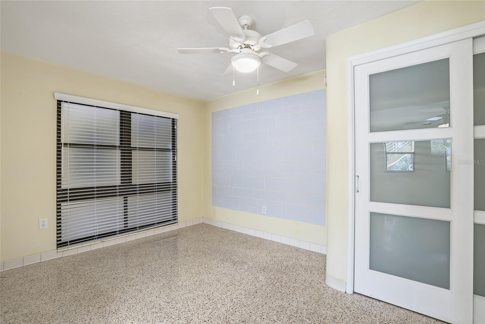 Bedroom with closet.