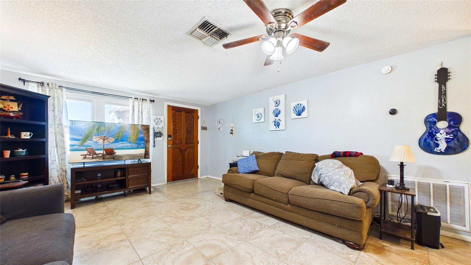 Living room facing front door