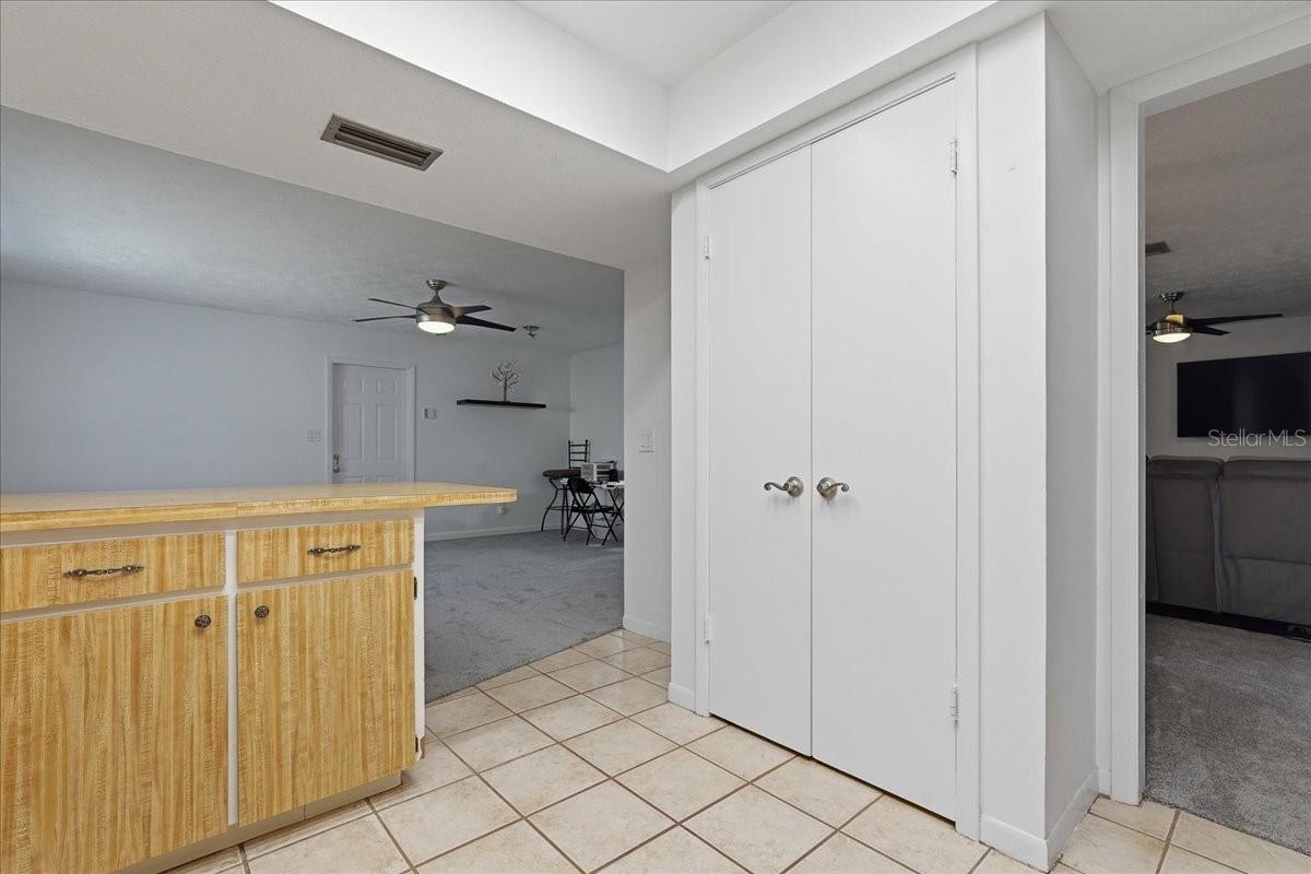 Kitchen - Double Door is Closet Pantry