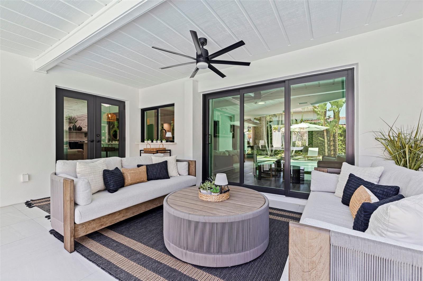 Covered outdoor patio