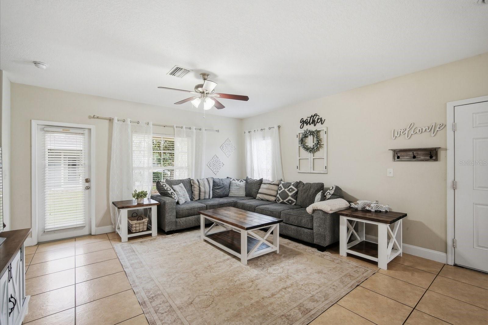 Living room/door to patio