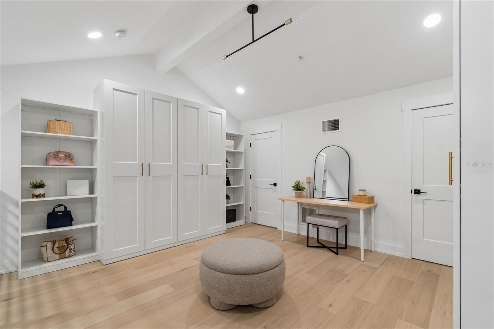 unique loft space-Perfect for home office, den, or guest retreat w/Expansive cabinetry!