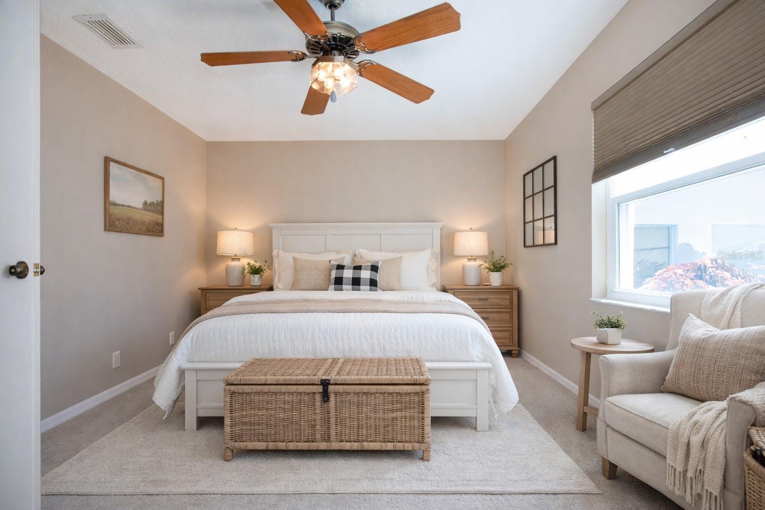 Staged Guest Bedroom