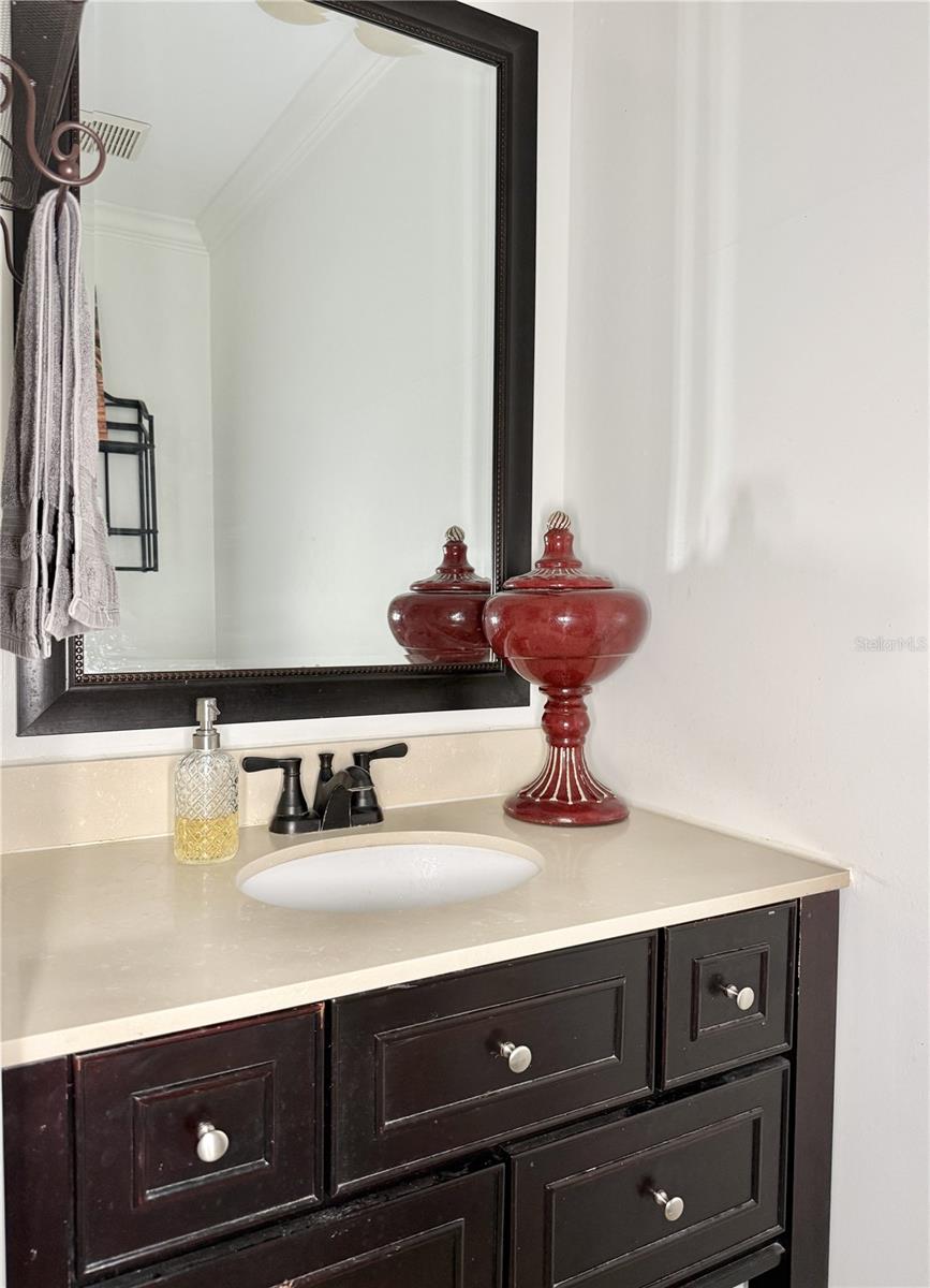 En-Suite Half Bath for the 2nd Bedroom