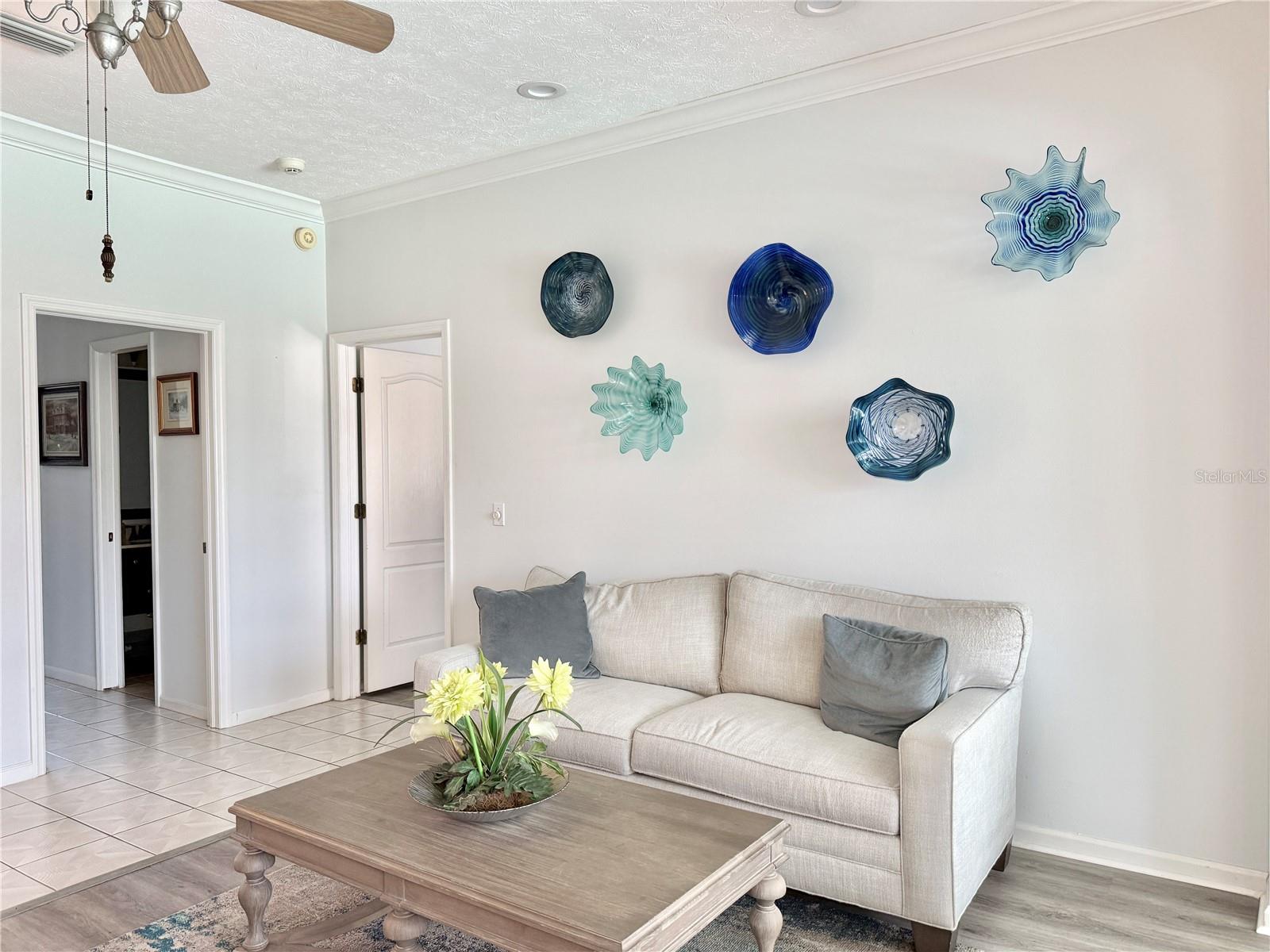 Formal Living Space - High Ceilings