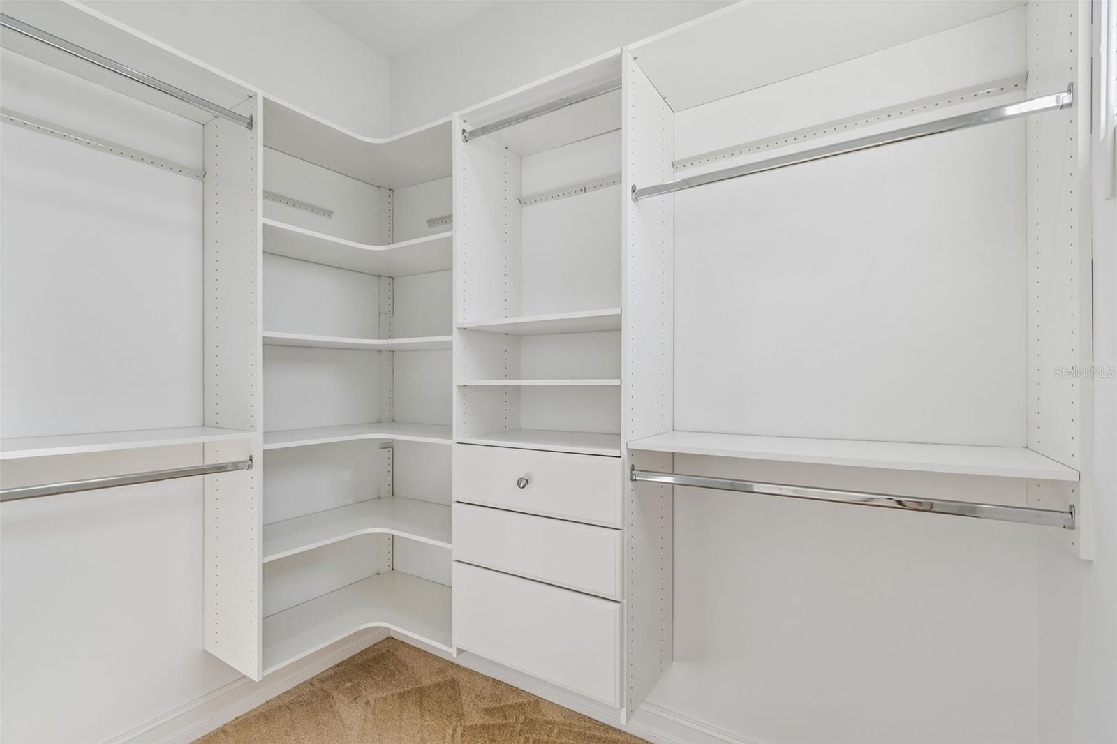 Bedroom 3 walk in closet