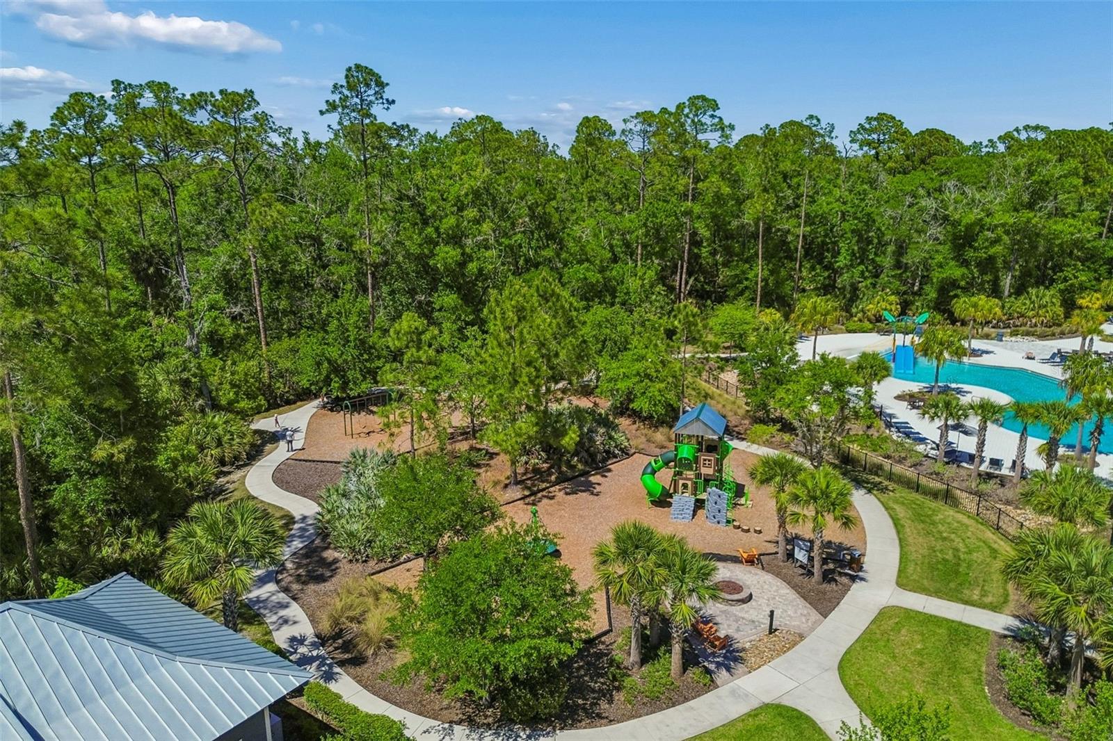 Playground at clubhouse