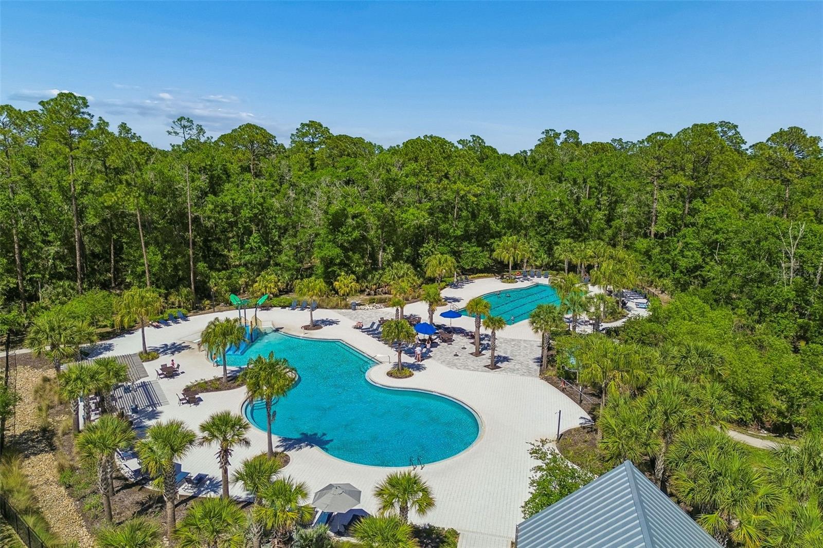Kid play area in pool at main pool