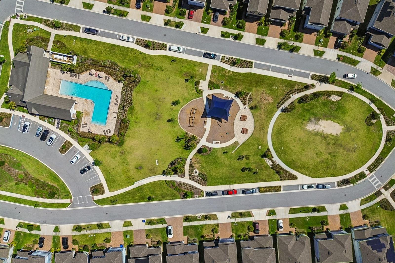 Second pool  & playground in the back of Bexley