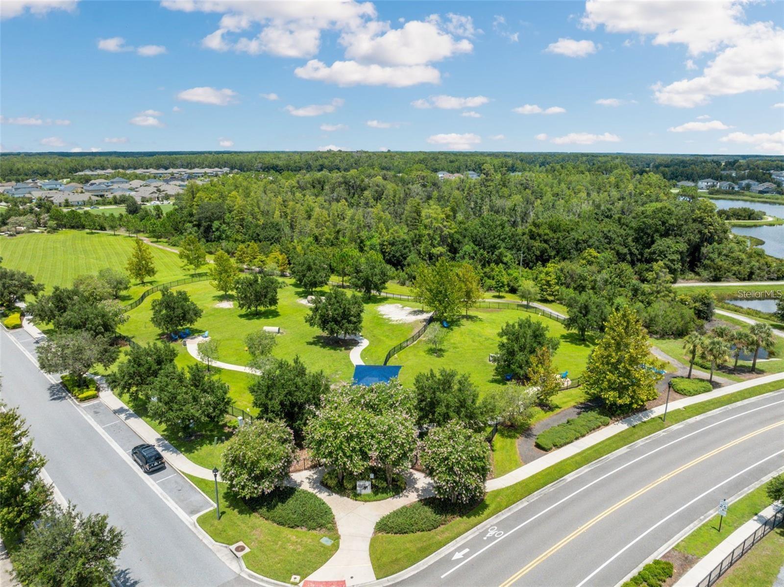 Dog park about 3 min walk from home