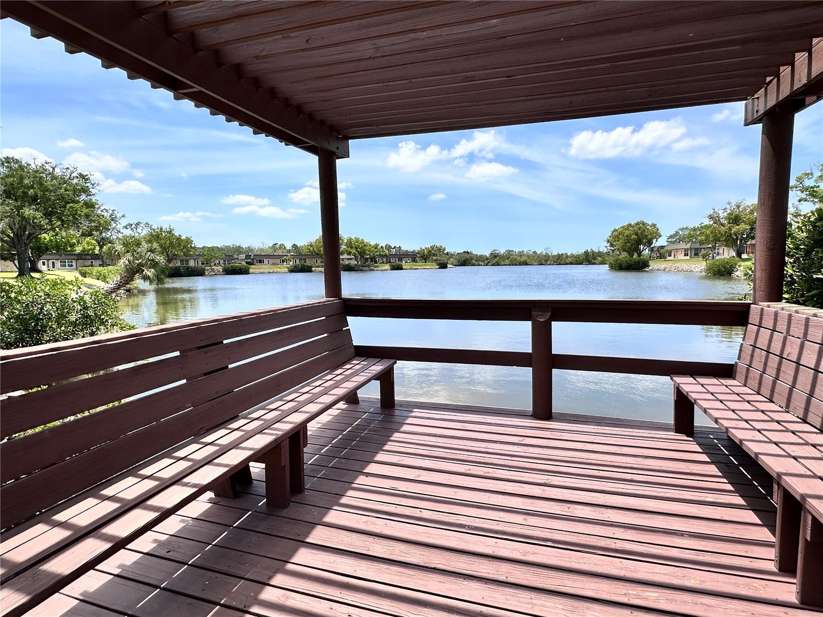 Bring your fishing gear or sit and enjoy the view...