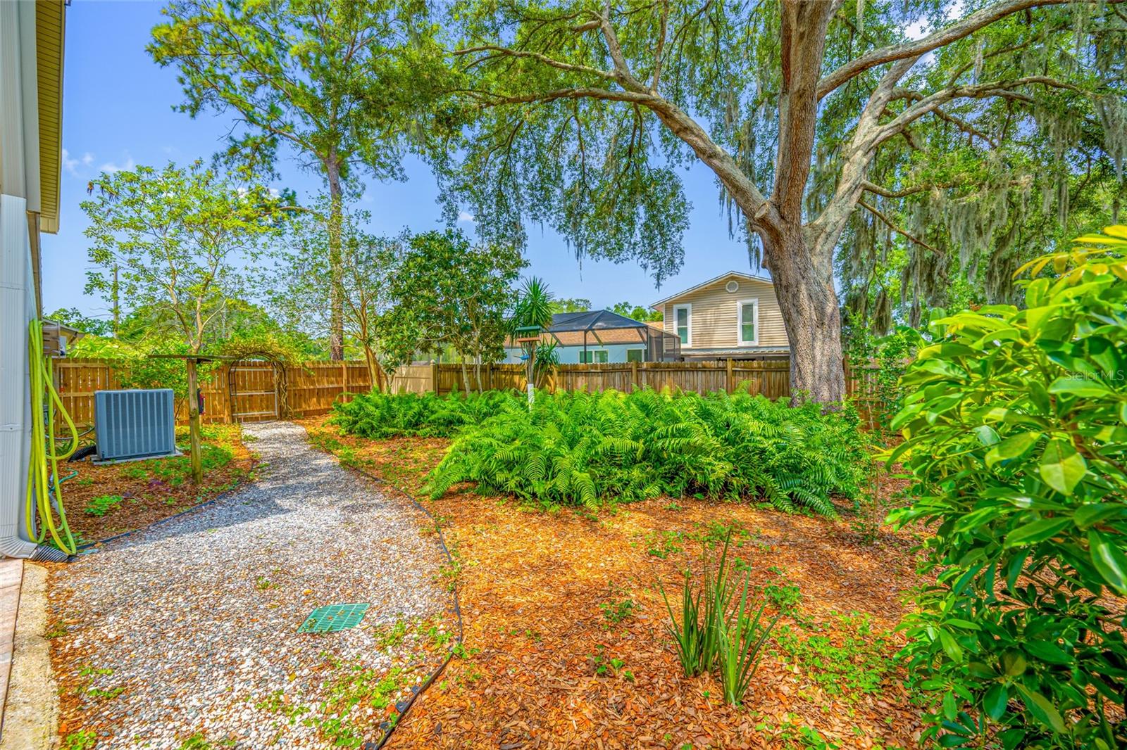 Large fenced Back yard