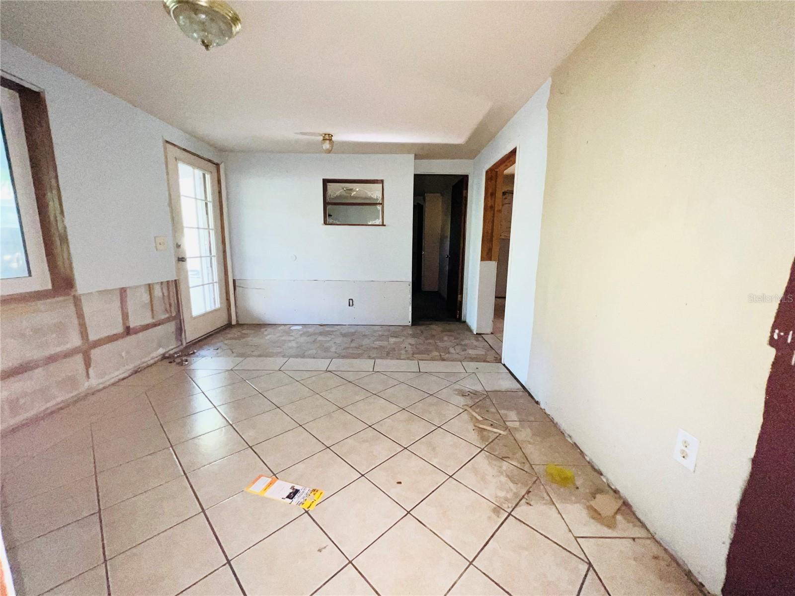 LIVINGROOM OR DINING ROOM VIEW FROM BEDROOM 3