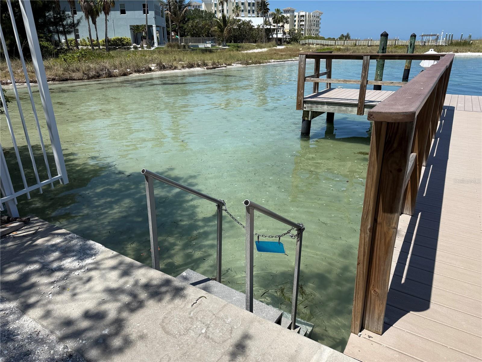 Private beach entry...perfect for launching a paddleboard or heading to the beach!