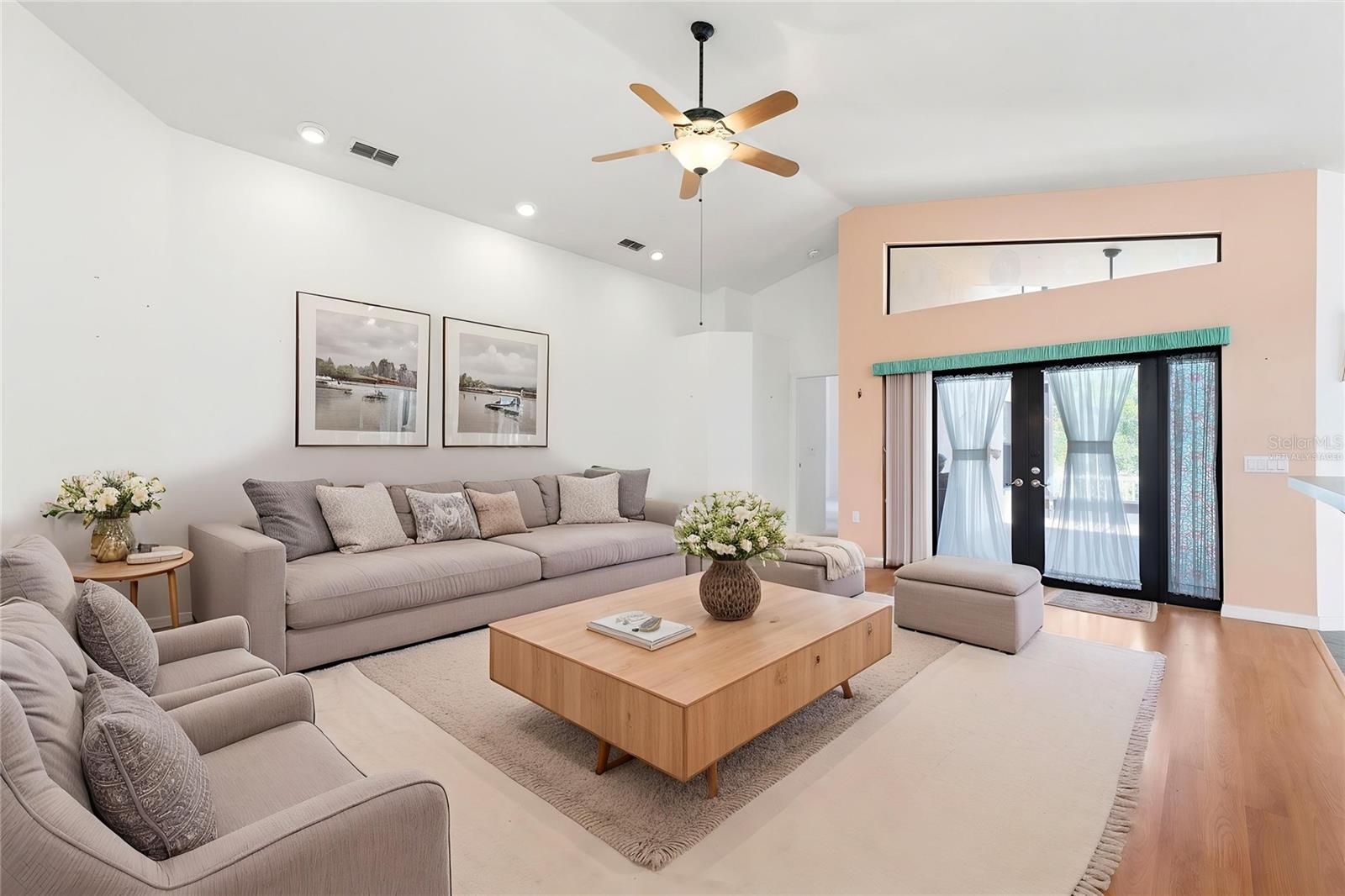 Living (Virtually Staged)