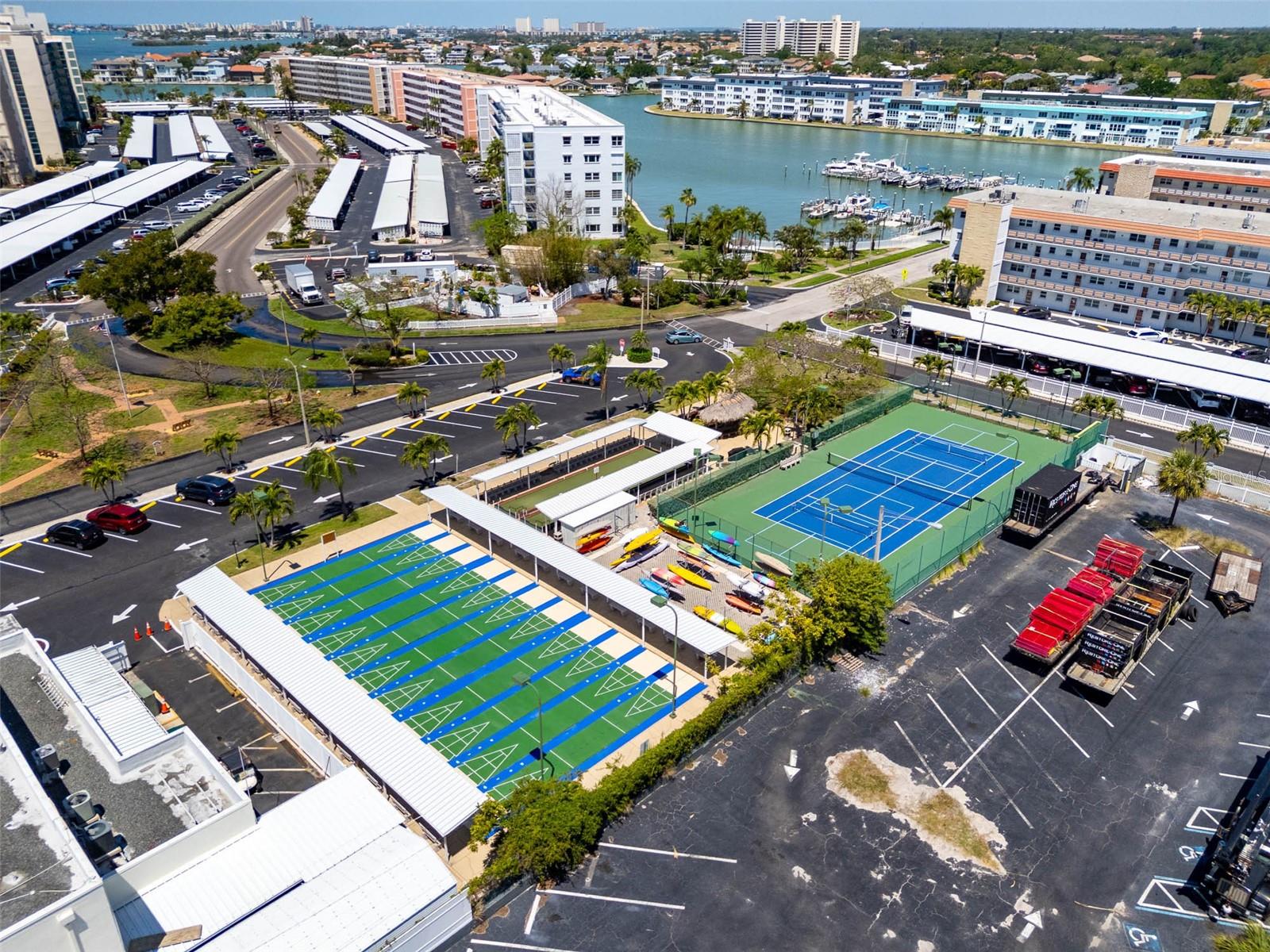 Community Shuffle Board - Tennis Courts - Kayak & Boat Storage
