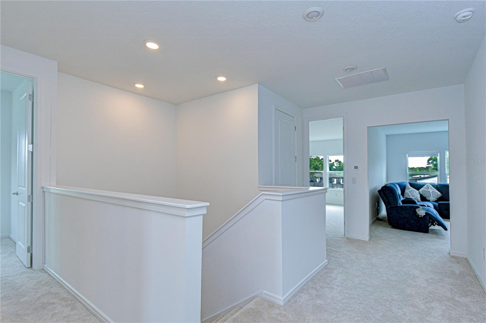 Spacious second-floor loft for additional living space