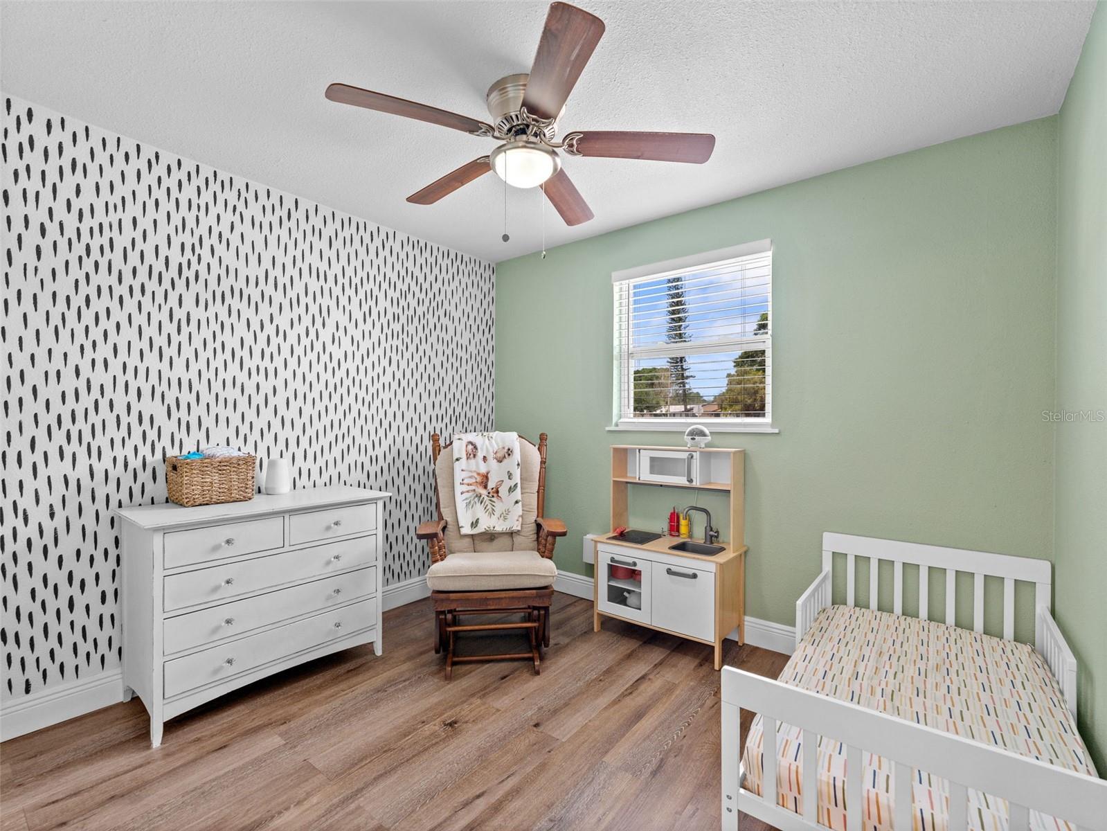 Bedroom 3 is cute and well appointed.