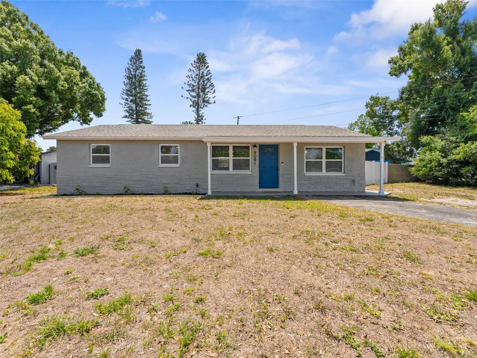 Great curb appeal and fresh landscaping