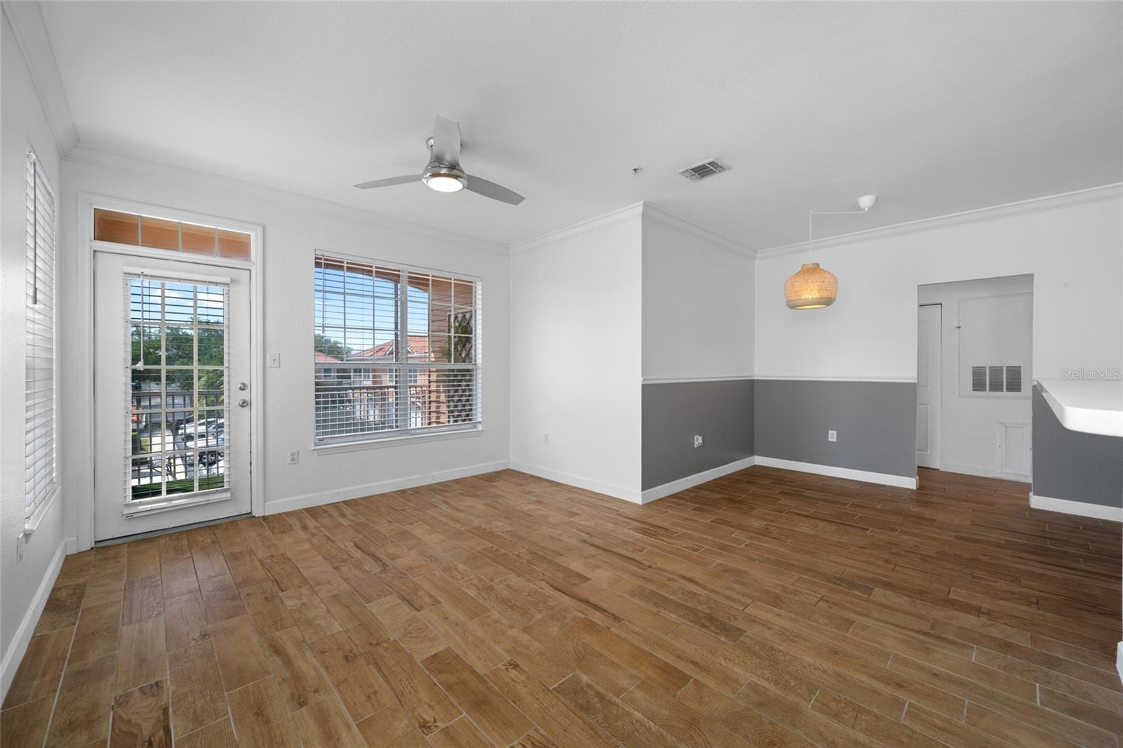 Living Room & Dining Area