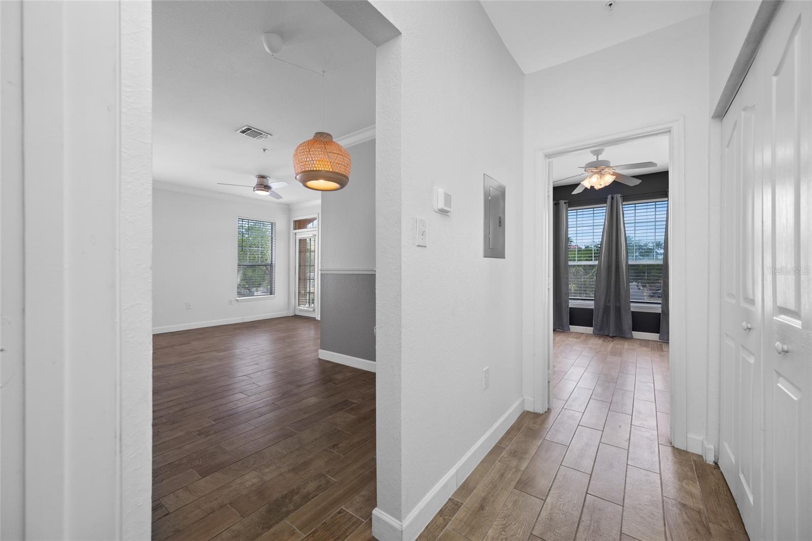 Hallway from Living Room to Bedroom