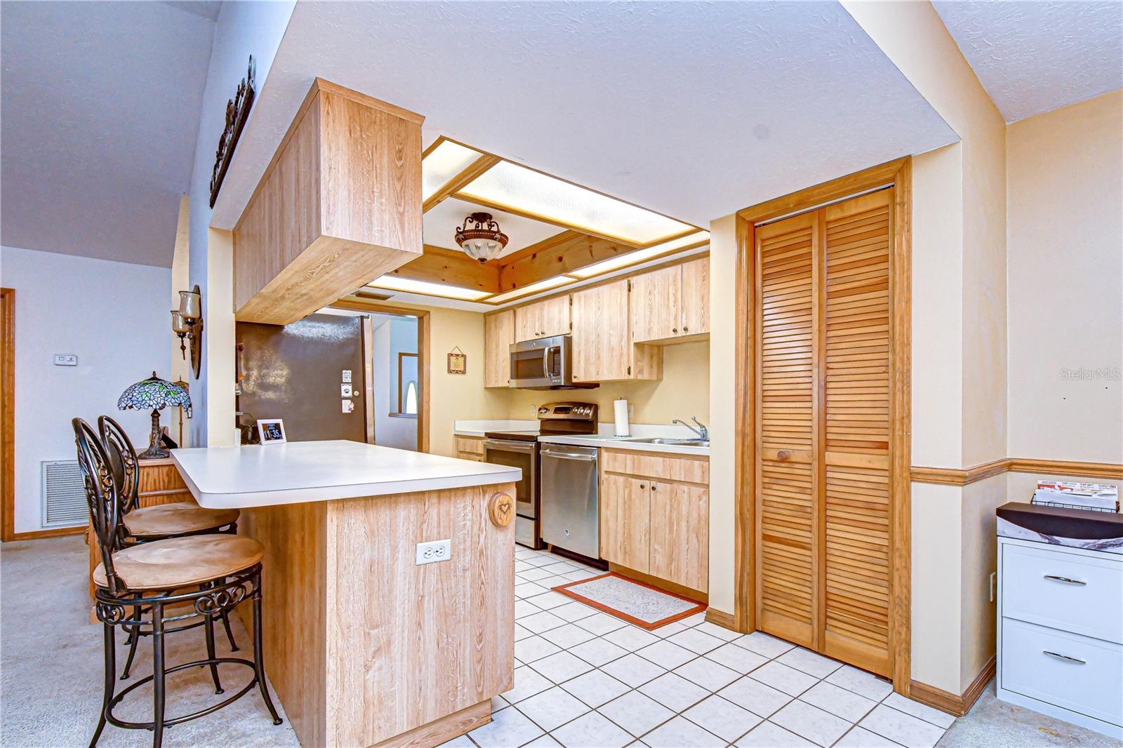 Gallery-style kitchen with functional layout