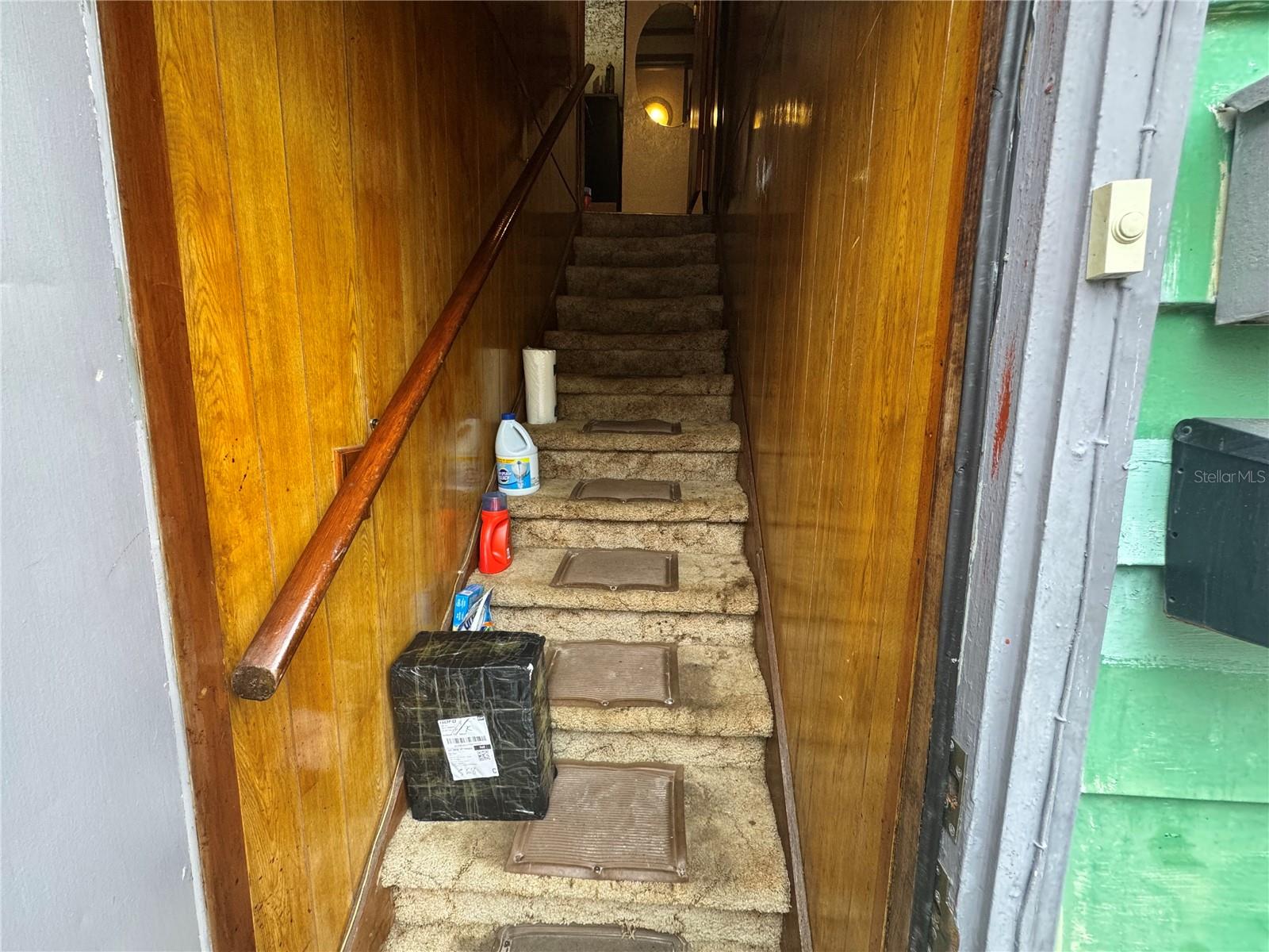 Stairs to upstairs unit