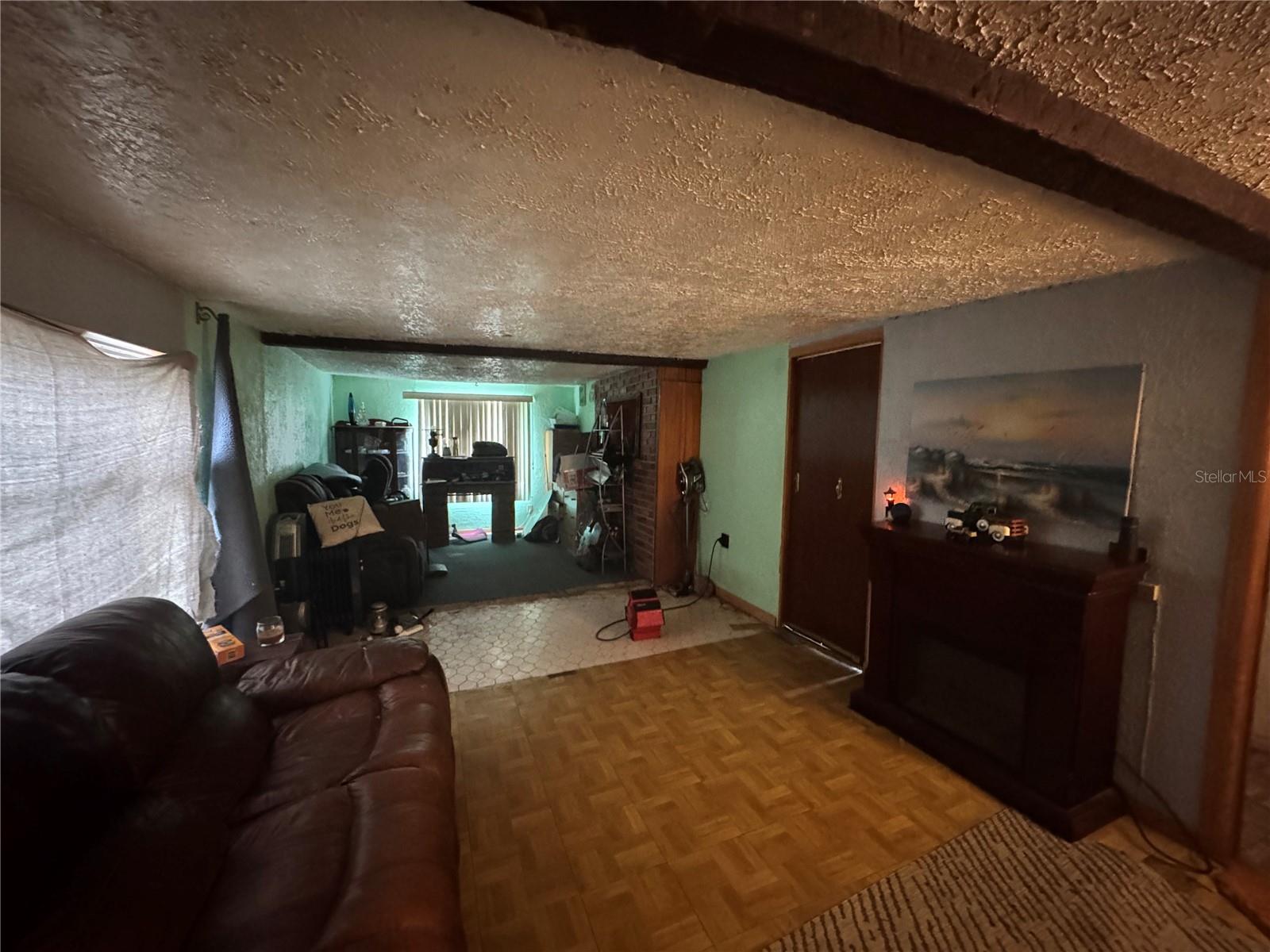 Downstairs living area