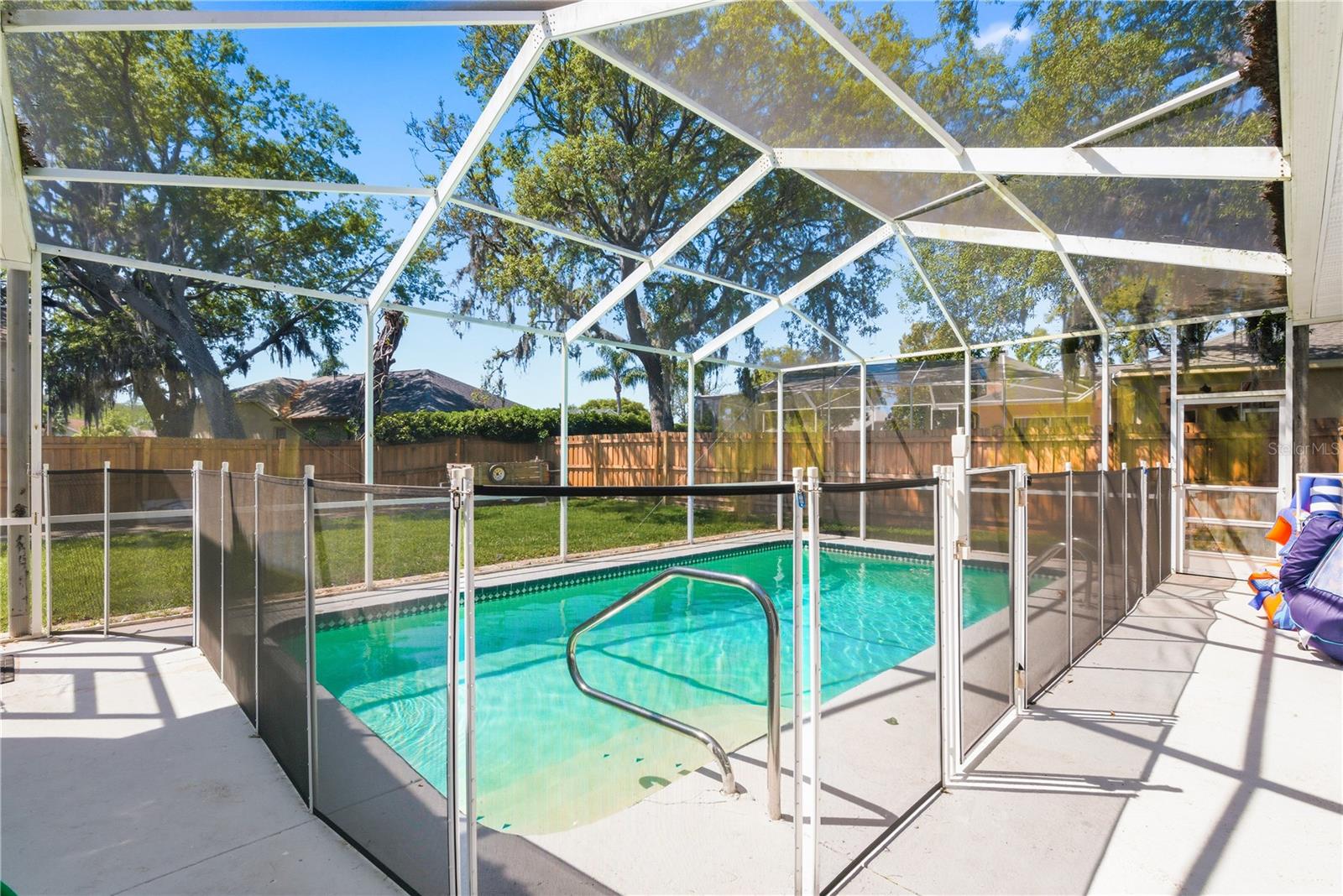 Pool is solar heated