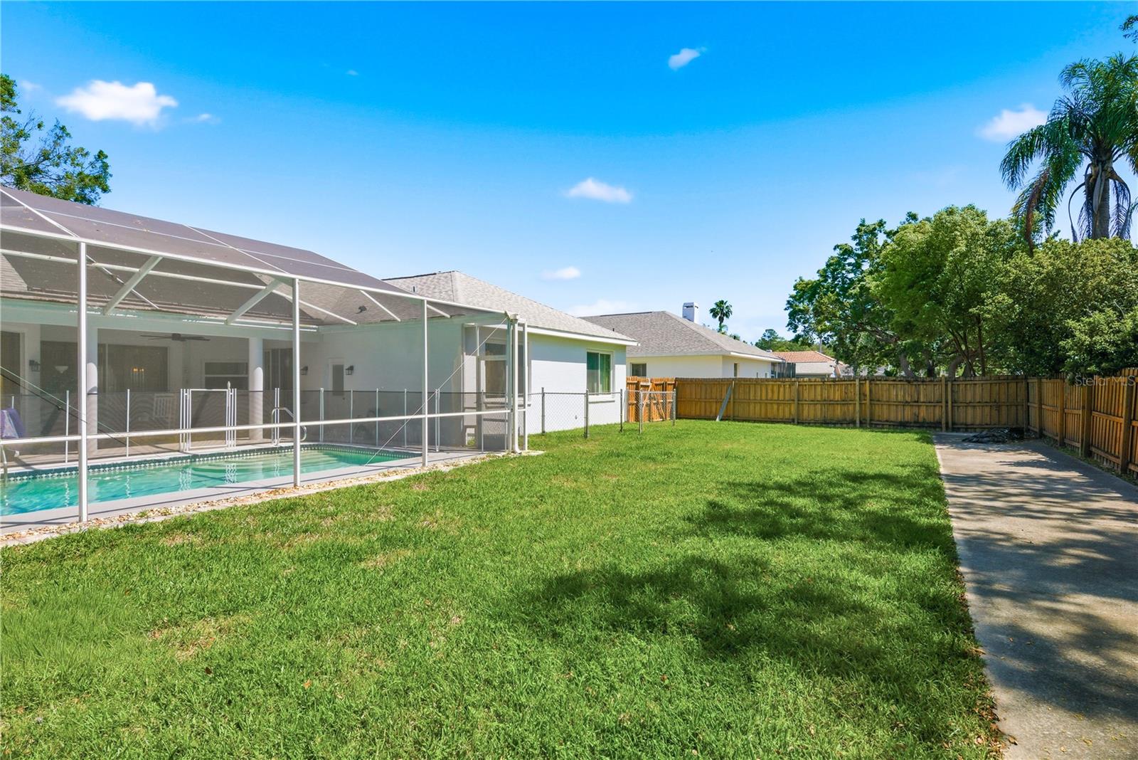 Back Yard - privacy Fenced