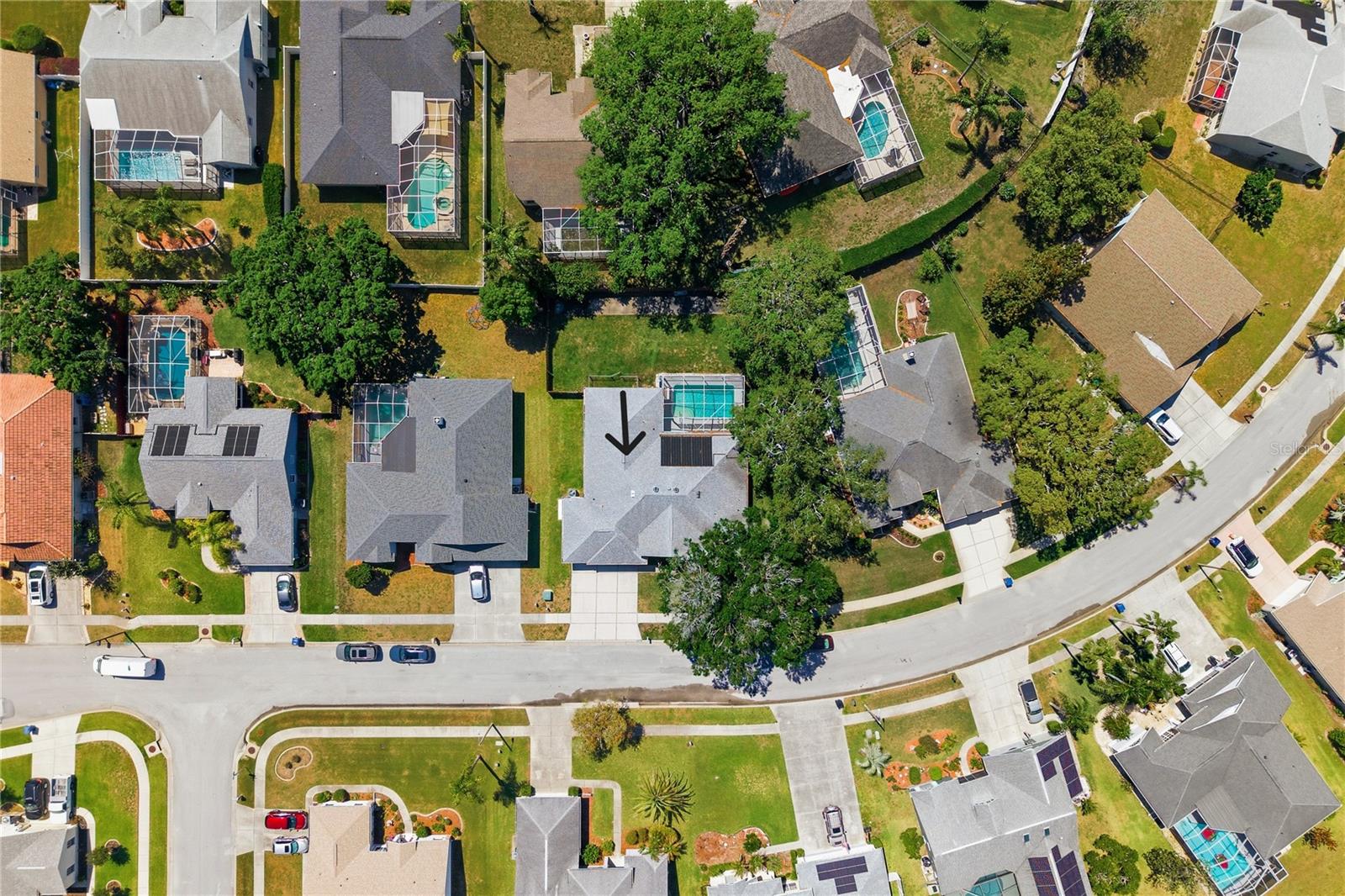 Aerial View of property