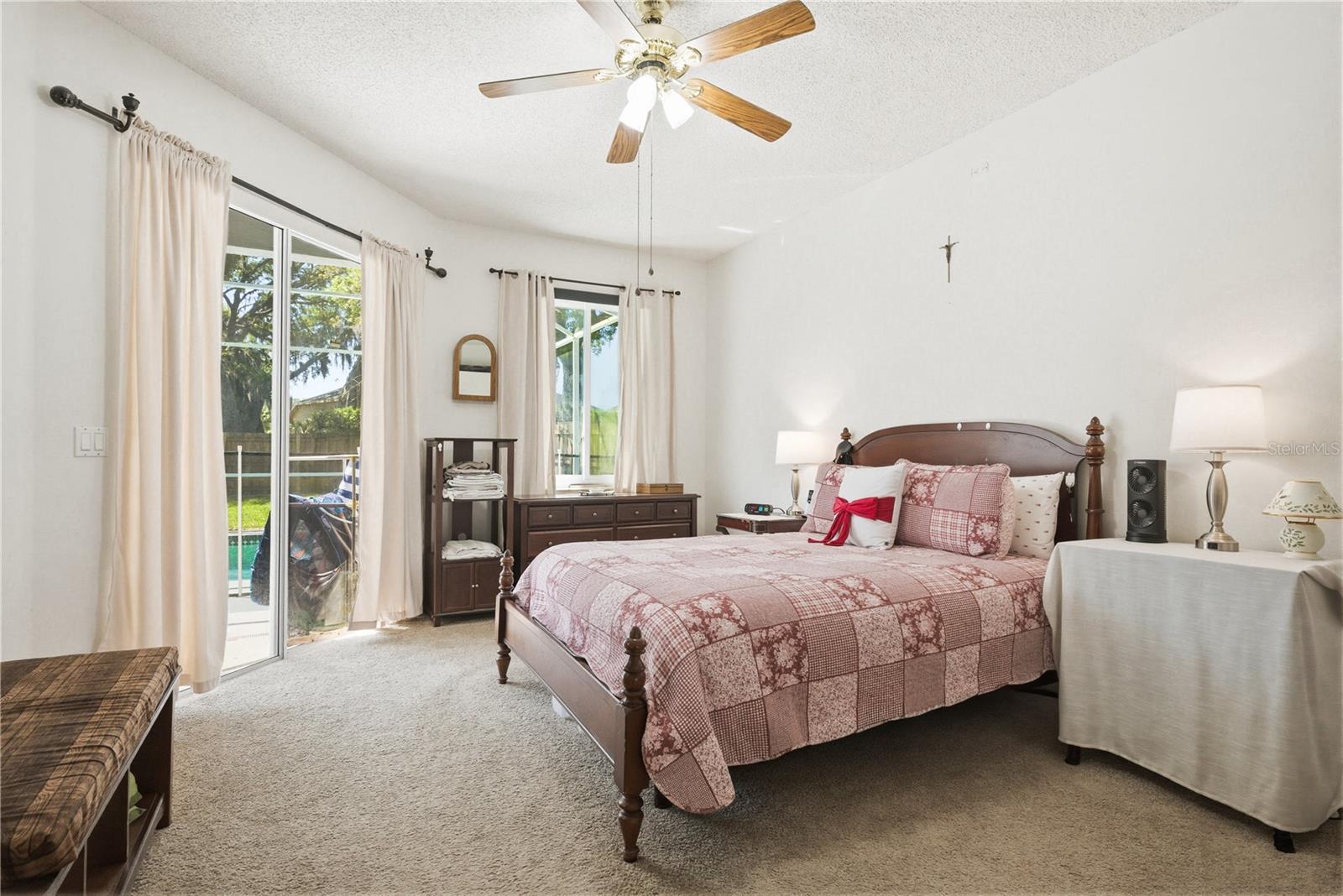 Primary Bedroom has Lanai access