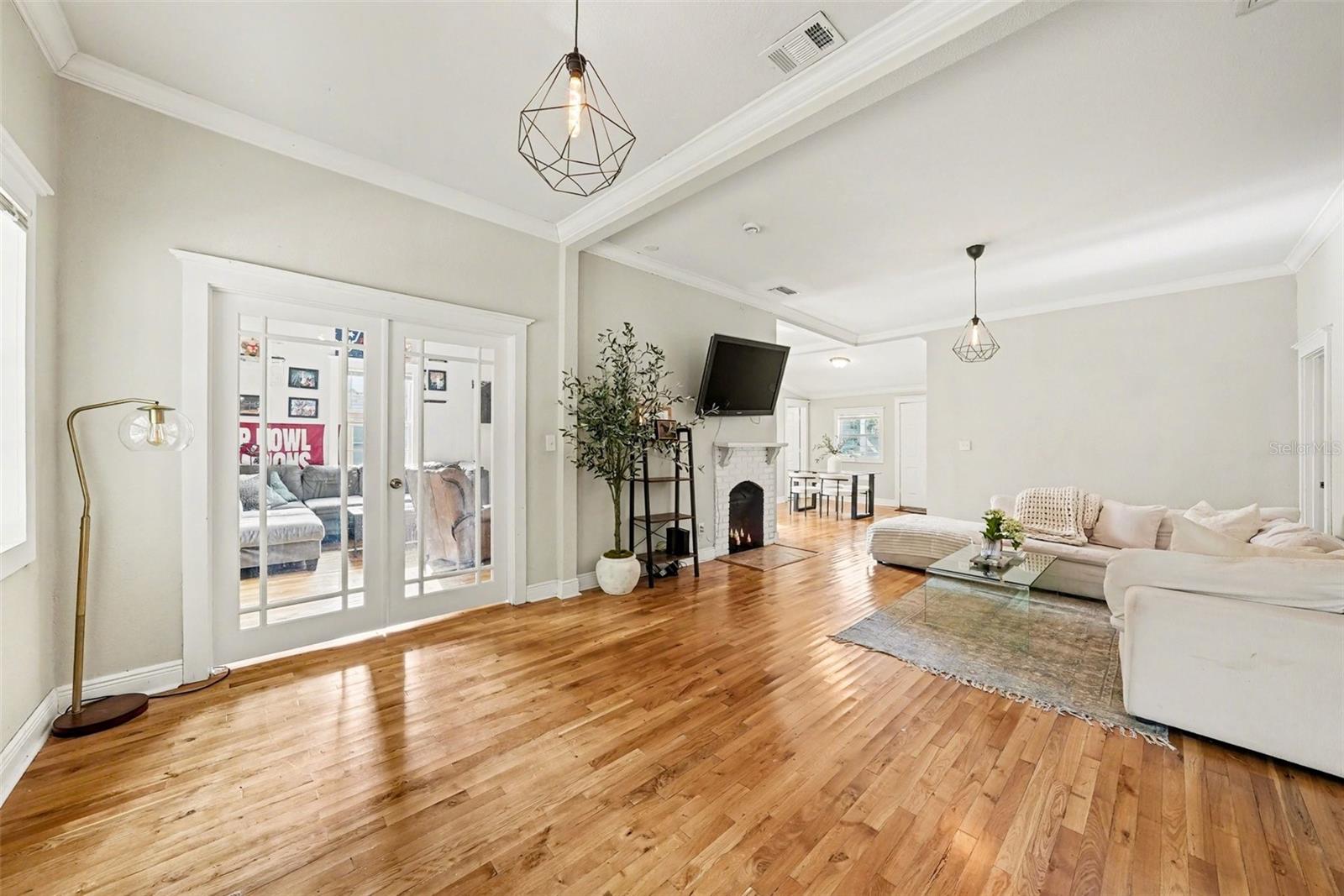 Alternate view of living area showing layout and flow.