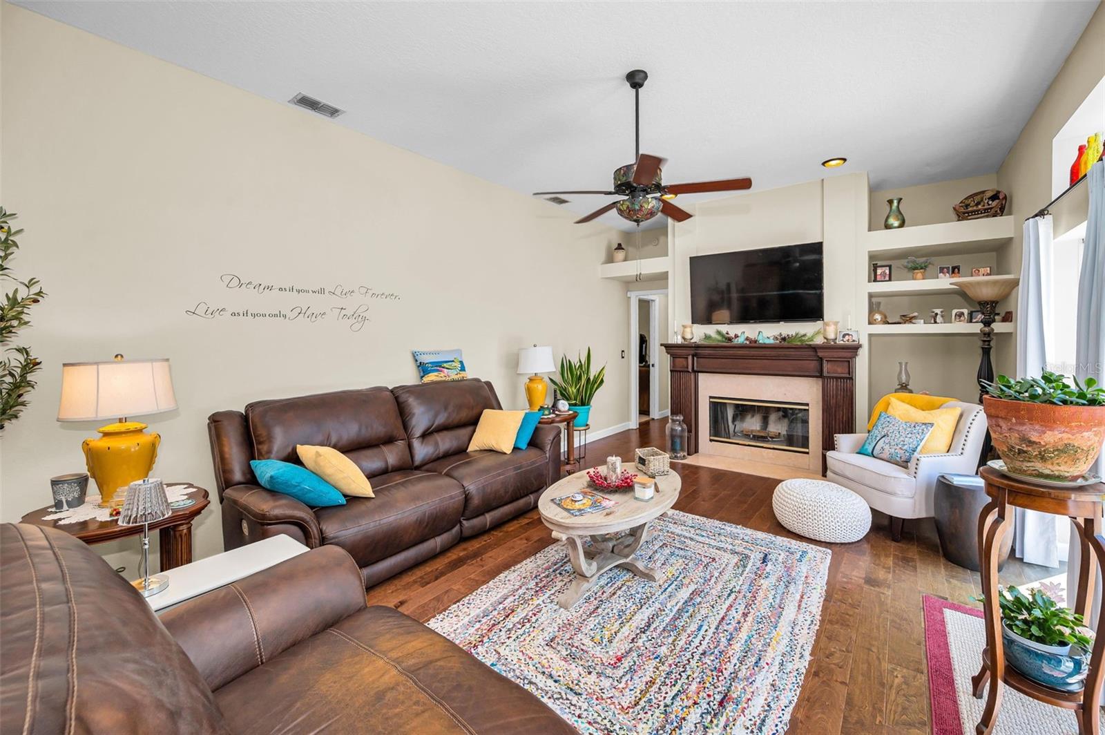 Family Room with Fireplace