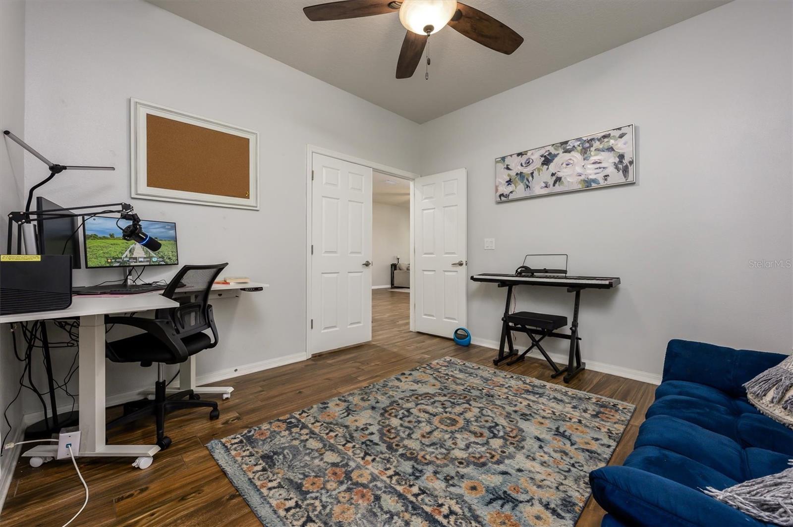 Downstairs flex space