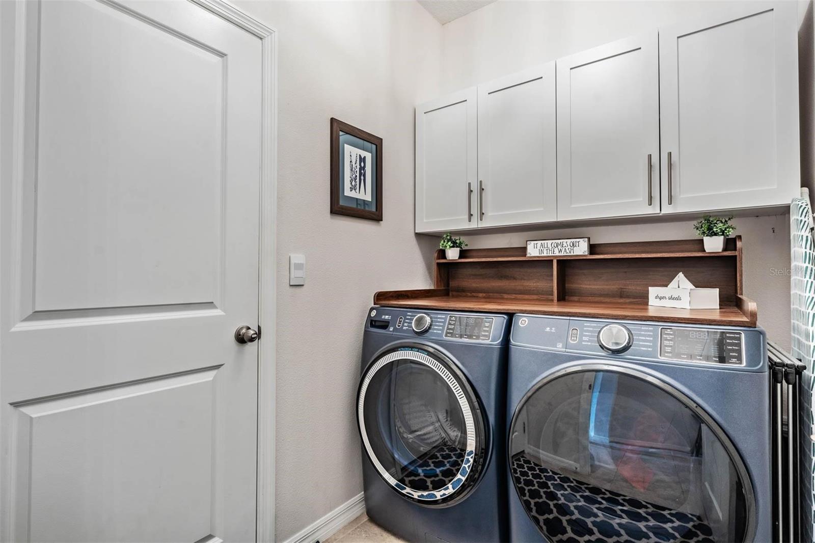 Laundry Room with extra storage