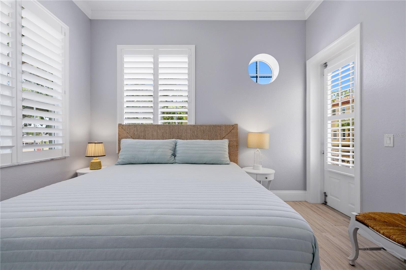 2nd Floor Guest Bedroom with Front Balcony Access