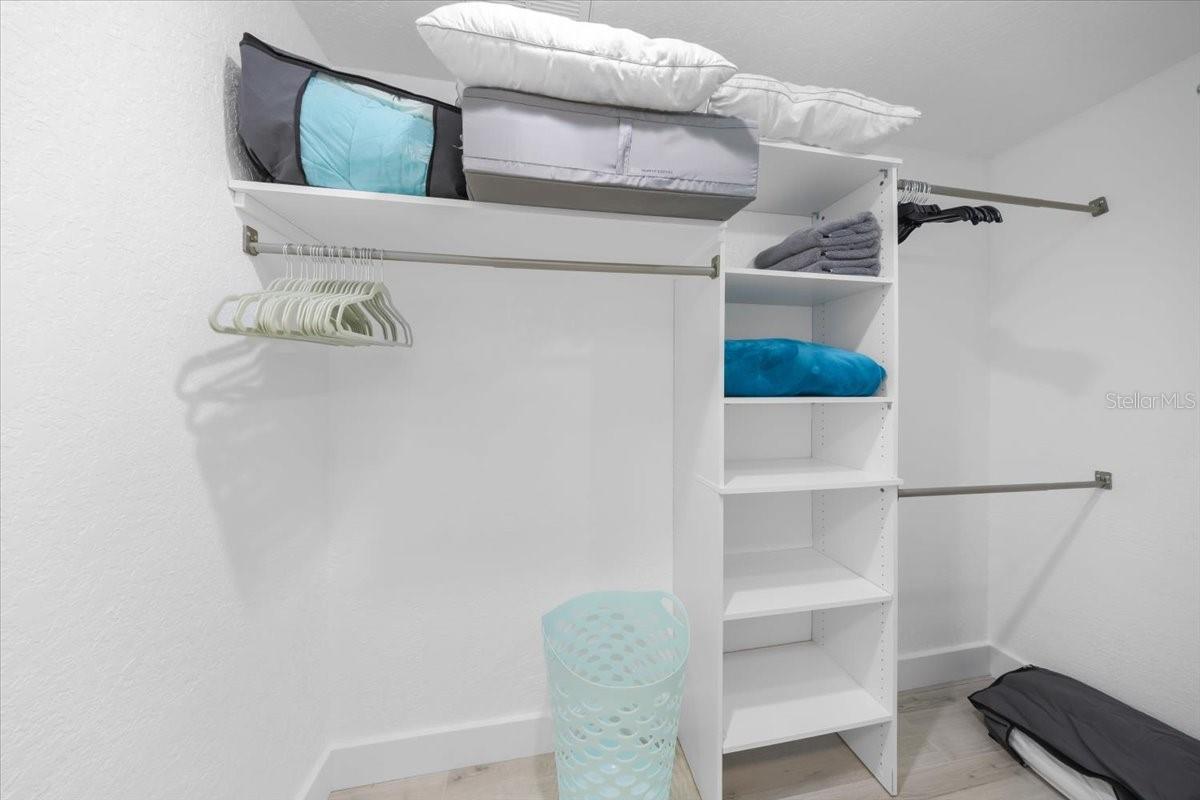 Primary Walk In Closet