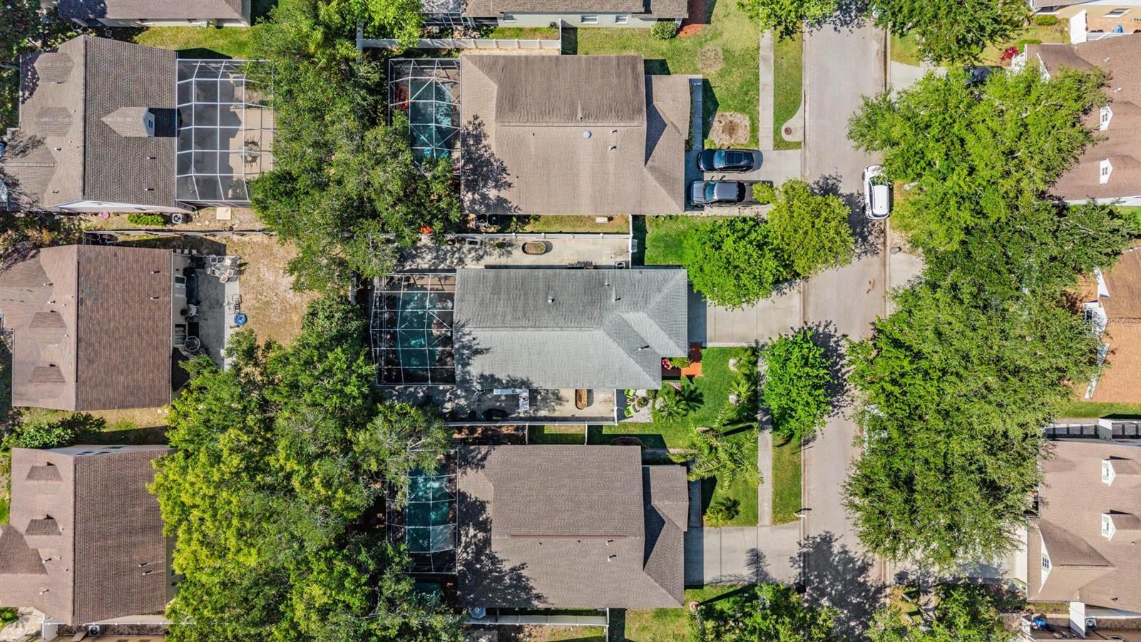Aerial View of the roof
