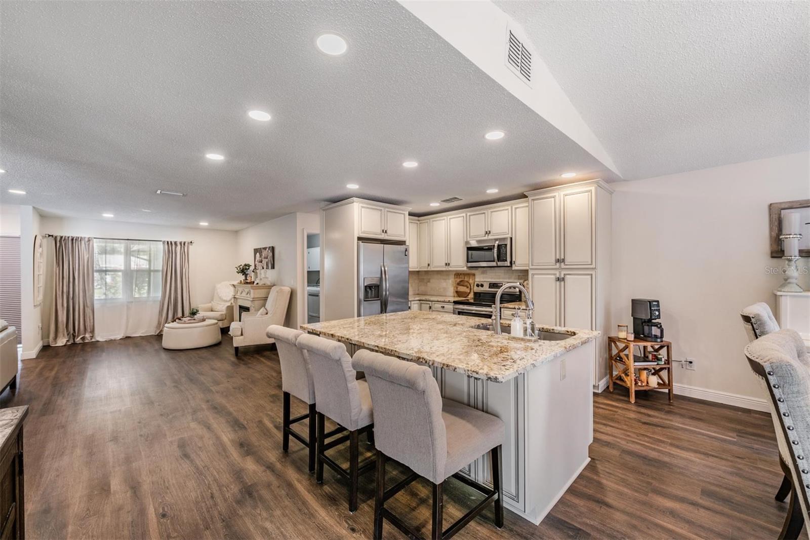 Kitchen with center island